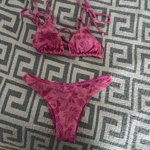 COPY - Floral Pink kulani kinis Bikini Set
